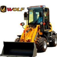 Heavy duty earth-moving machinery 1 ton wolf zl10 front small wheel loader for sale